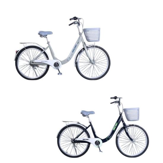 صورة دراجة هوائية نسائية مقاس 24 مع سلة أمامية